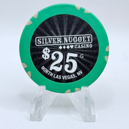 Silver Nugget N. Las Vegas Nevada 2010 $25 Casino Chip E9814