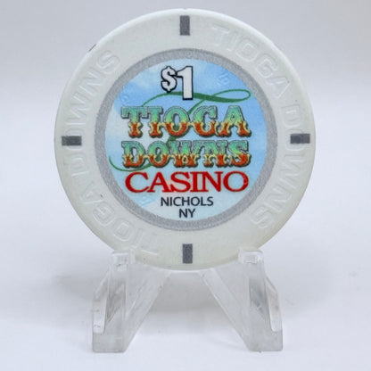 Tioga Downs Nichols New York 2016 $1 Casino Chip