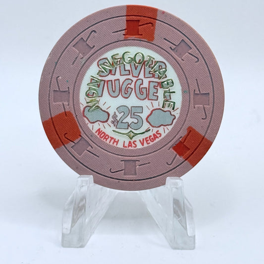Silver Nugget N. Las Vegas Nevada 1965 $25 Casino Chip N7212.C