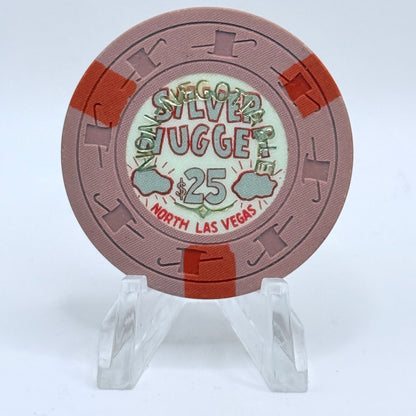 Silver Nugget N. Las Vegas Nevada 1965 $25 Casino Chip N7212.C