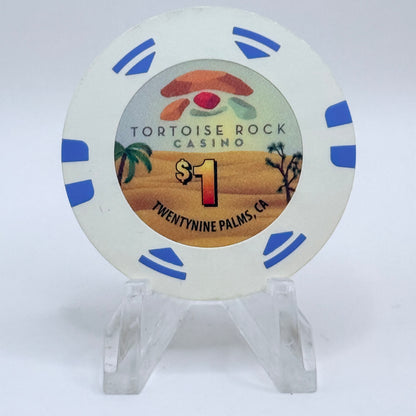 Tortoise Rock Casino Twentynine Palms California 2014 $1 Casino Chip