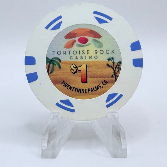 Tortoise Rock Casino Twentynine Palms California 2014 $1 Casino Chip