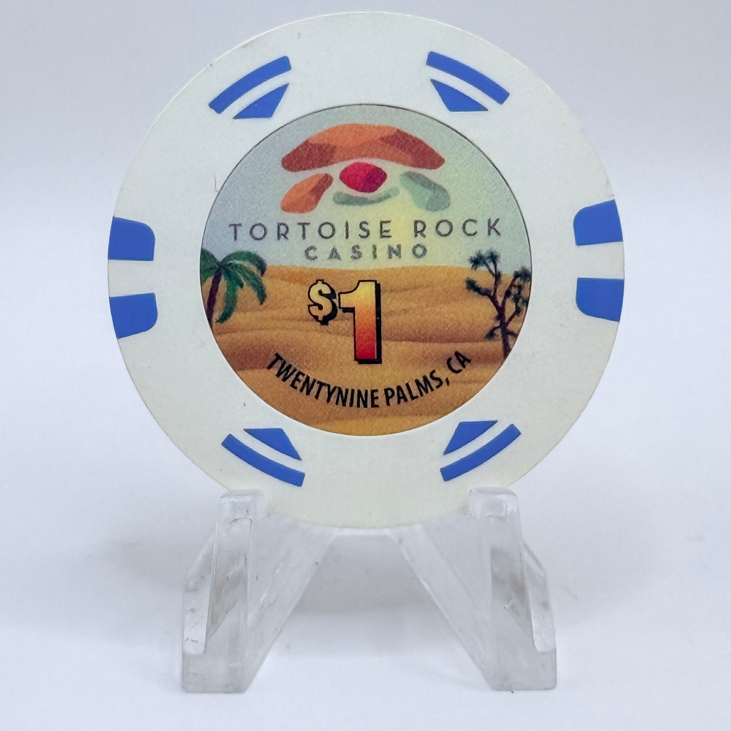 Tortoise Rock Casino Twentynine Palms California 2014 $1 Casino Chip