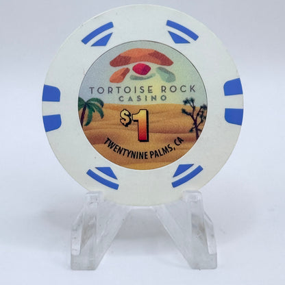 Tortoise Rock Casino Twentynine Palms California 2014 $1 Casino Chip