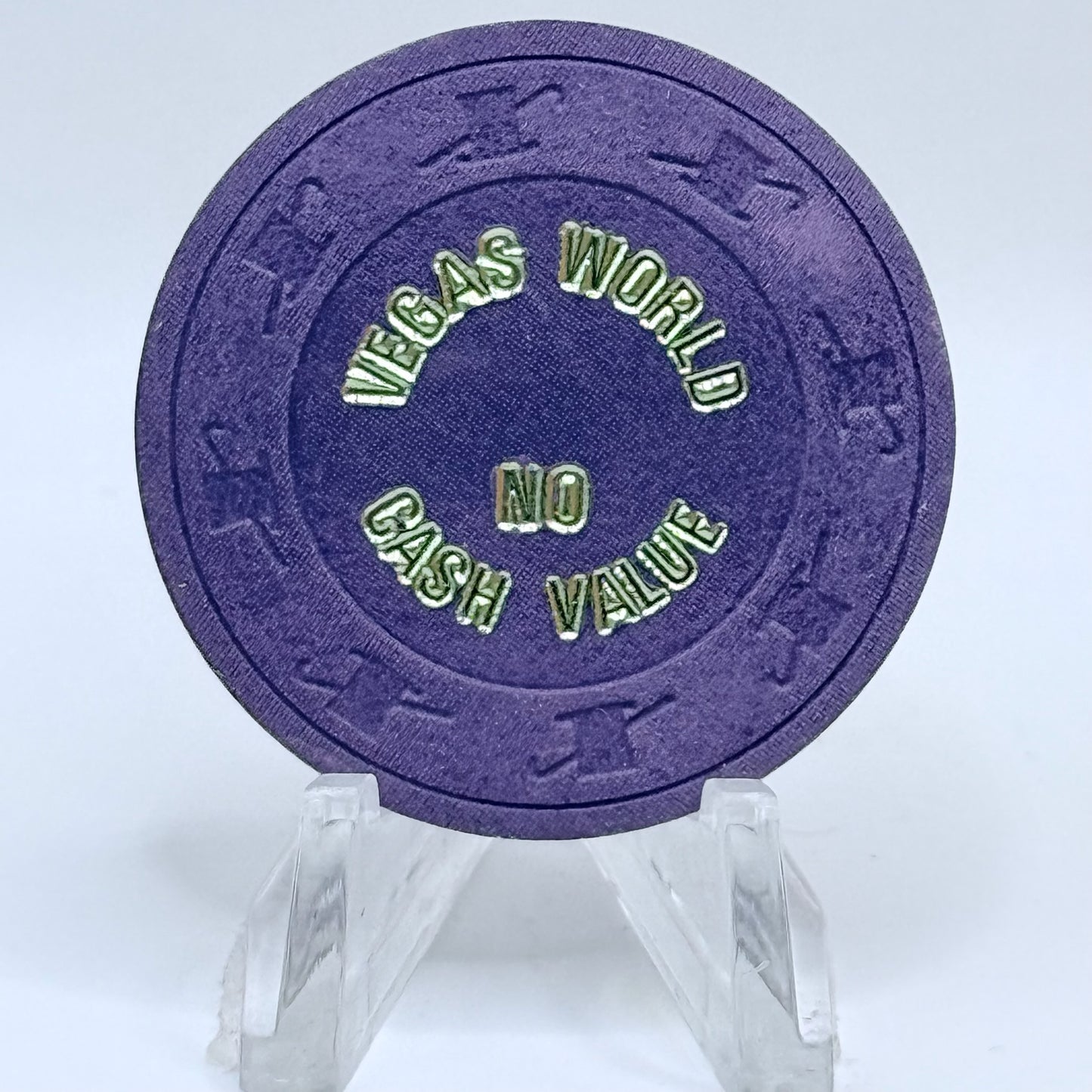 Vegas World Las Vegas Nevada 1980s 'Tournament Chip' $500 NCV Casino Chip N9259