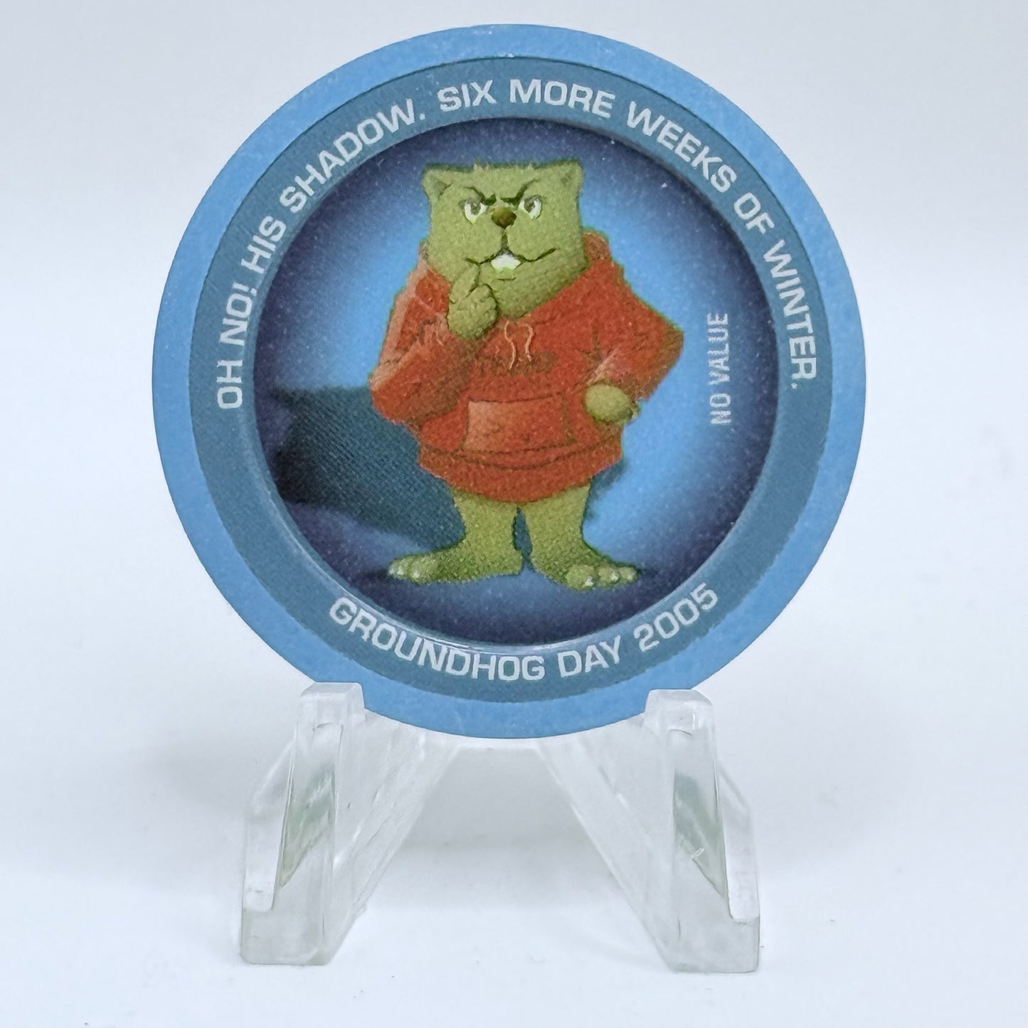 Trump Marina Huron Avenue Brigantine Blvd 2005 'Groundhog Day' LE NCV Casino Chip