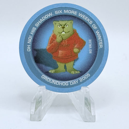 Trump Marina Huron Avenue Brigantine Blvd 2005 'Groundhog Day' LE NCV Casino Chip