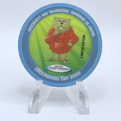 Trump Marina Huron Avenue Brigantine Blvd 2005 'Groundhog Day' LE NCV Casino Chip