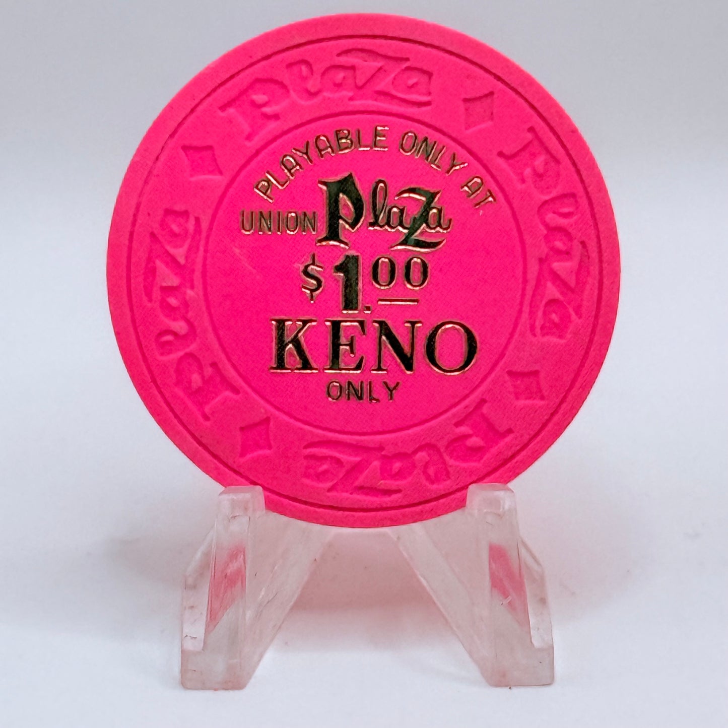 Union Plaza Las Vegas Nevada 1970s $1 NCV Casino Chip N7871