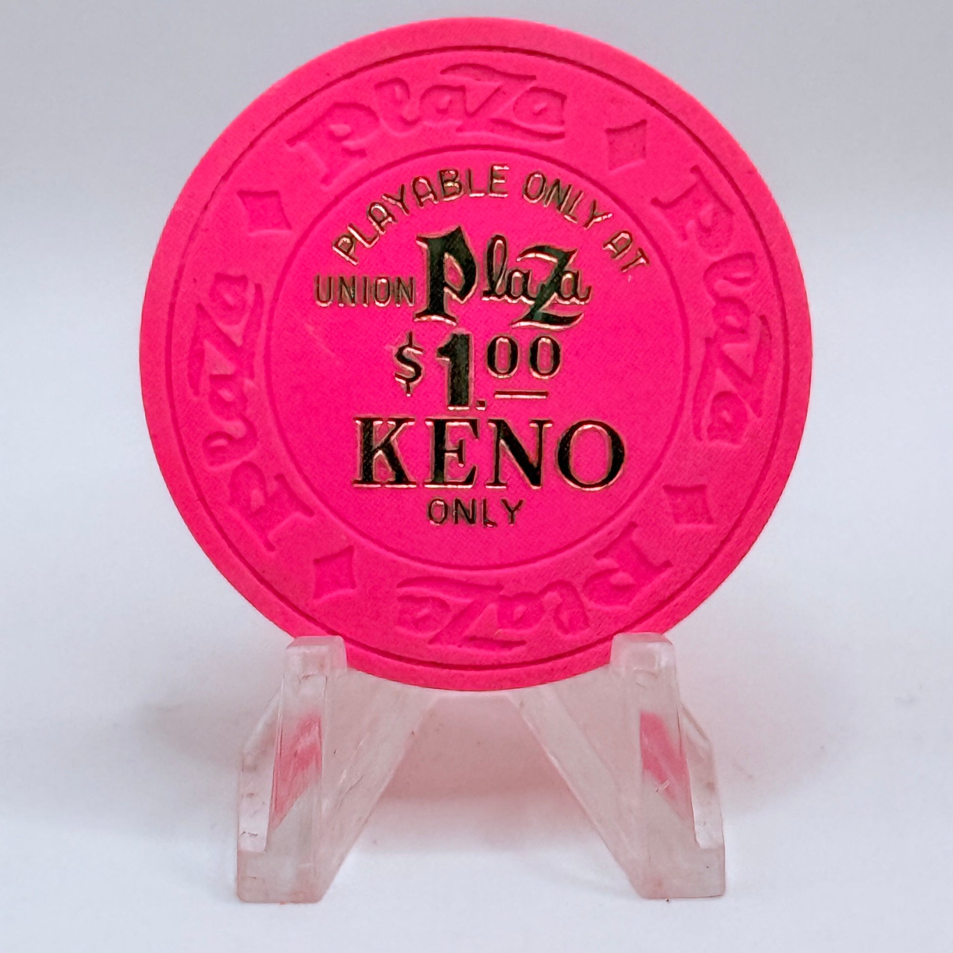 Union Plaza Las Vegas Nevada 1970s $1 NCV Casino Chip N7871