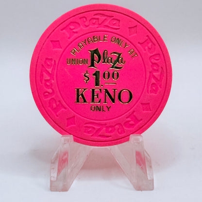 Union Plaza Las Vegas Nevada 1970s $1 NCV Casino Chip N7871