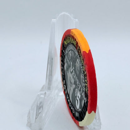 The Venetian Las Vegas Nevada 1999 'Madame Tussaud's' LE $5 Casino Chip V5981