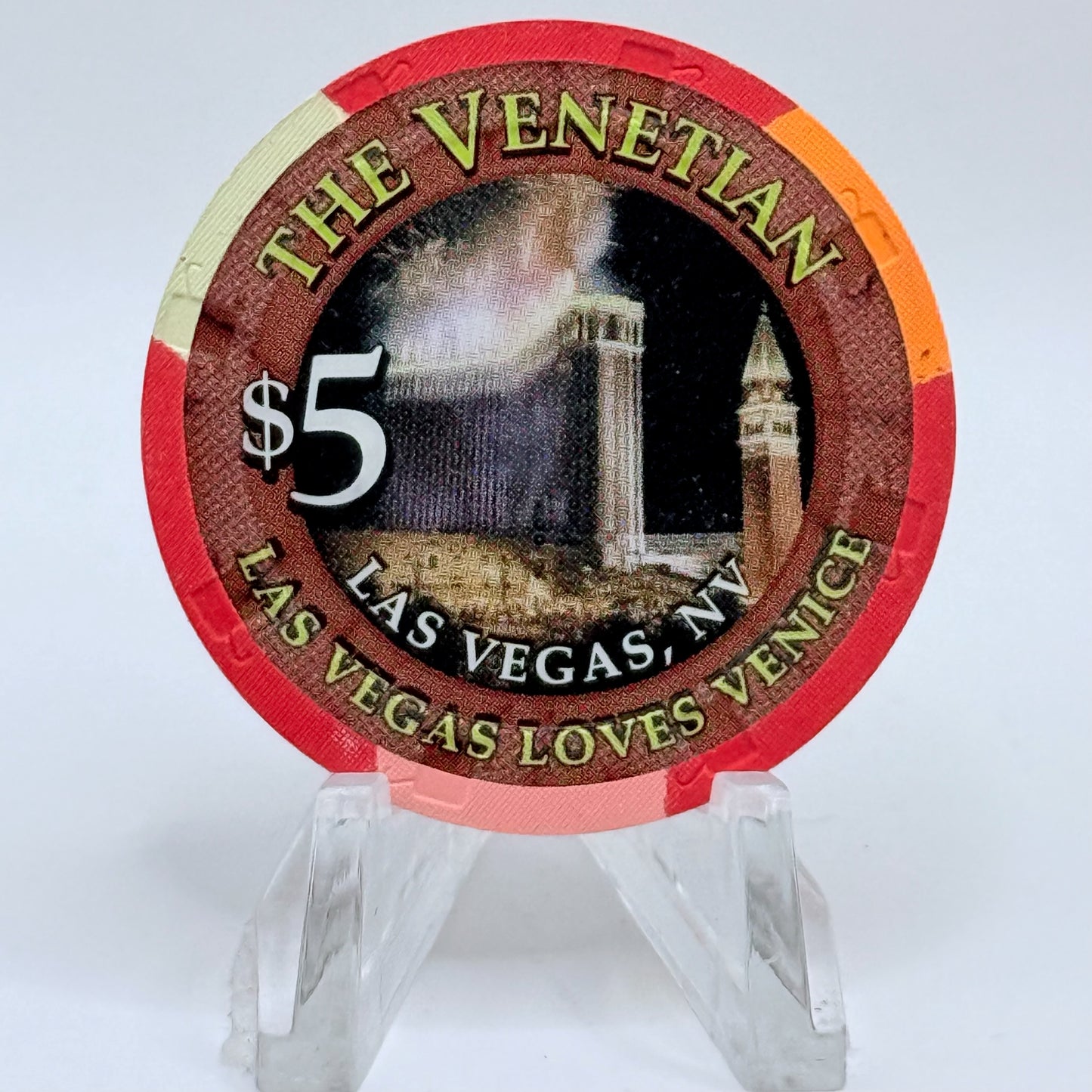 The Venetian Las Vegas Nevada 2000 '1st Anniversary' LE $5 Casino Chip V5978