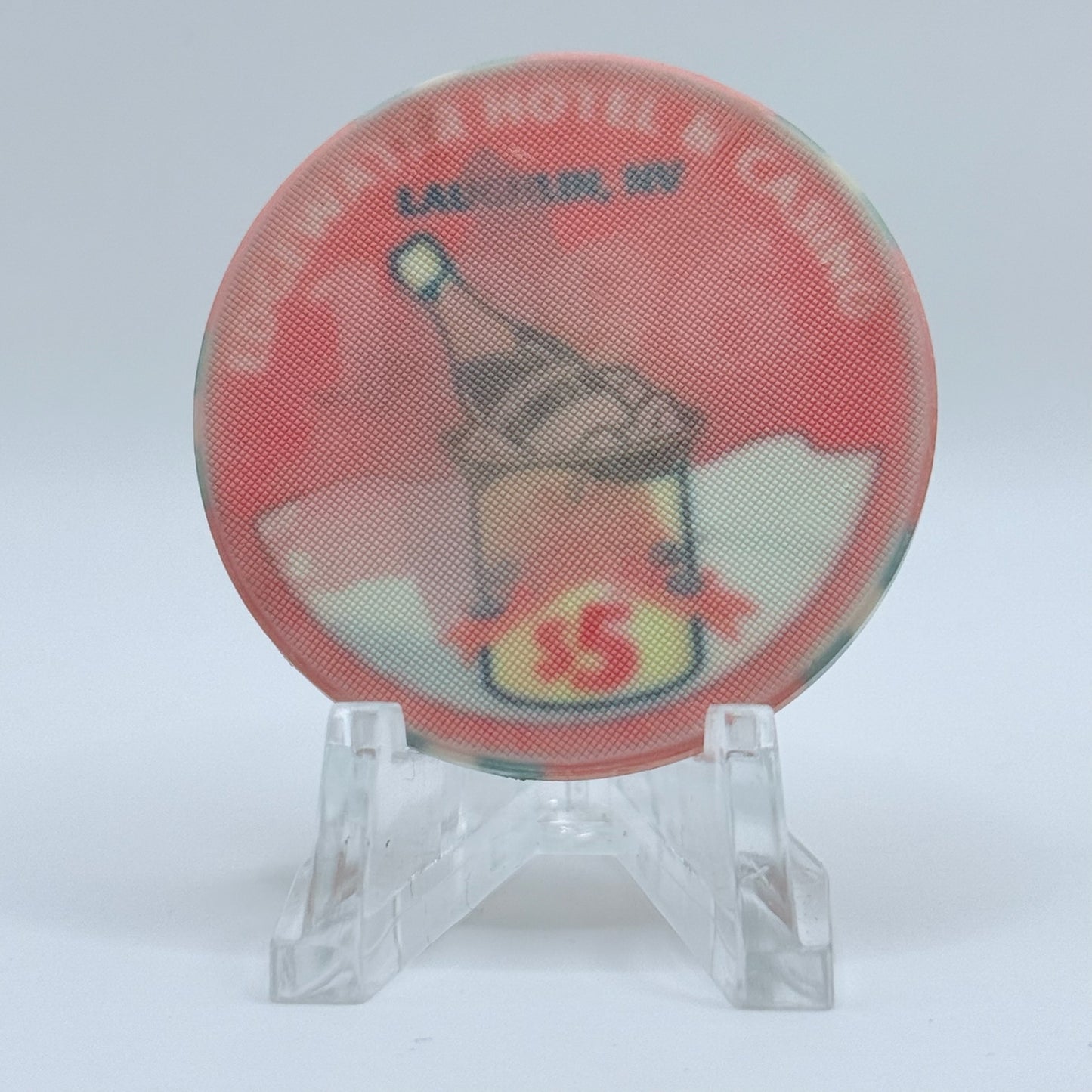 Edgewater Laughlin Nevada 1996 'Happy New Year, For Auld Land Syne' LE $5 Casino Chip N0604