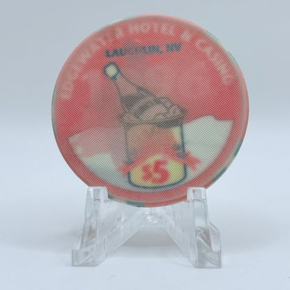 Edgewater Laughlin Nevada 1996 'Happy New Year, For Auld Land Syne' LE $5 Casino Chip N0604