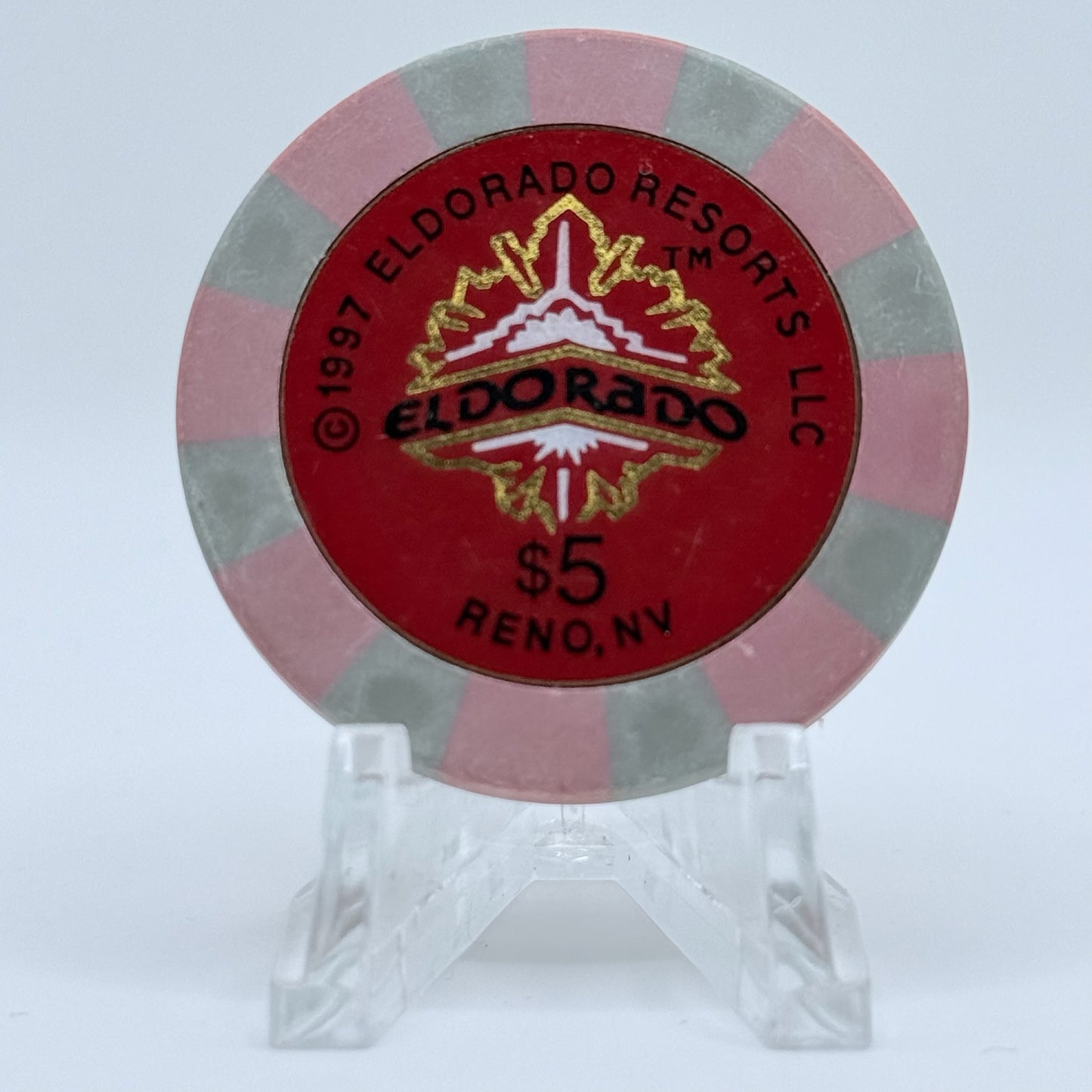Eldorado Reno Nevada 2003 $5 Casino Chip E0387