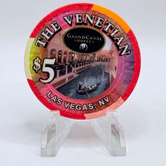 The Venetian Las Vegas Nevada 1999 $5 Casino Chip V5980