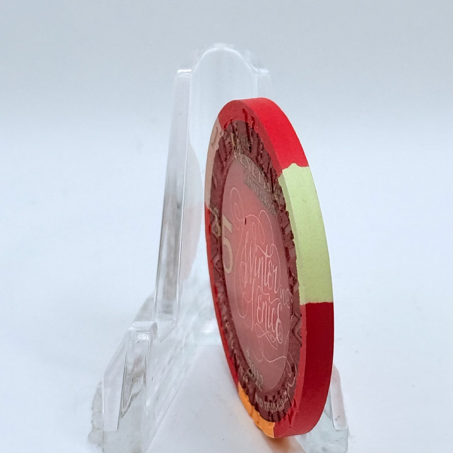 The Venetian Las Vegas Nevada 2012 'Winter In Venice' LE $5 Casino Chip D0889