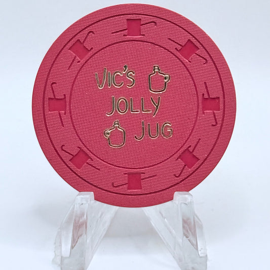 Vic's Jolly Jug Henderson Nevada 1965 $0.25 Casino Chip N1812