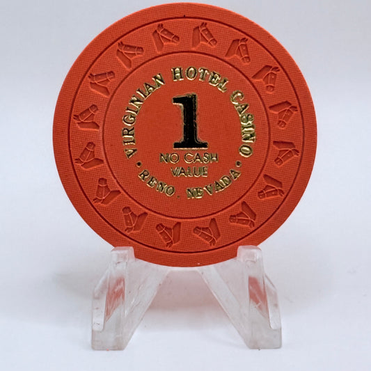 Virginian Reno Nevada 1990s LE $1 NCV Casino Chip V3596