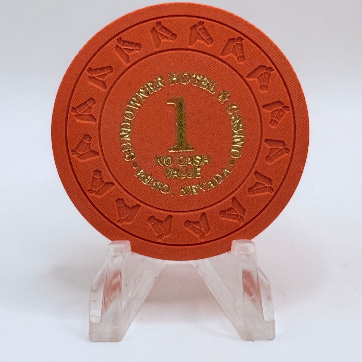 Virginian Reno Nevada 1990s LE $1 NCV Casino Chip V3596