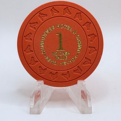 Virginian Reno Nevada 1990s LE $1 NCV Casino Chip V3596