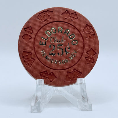 Eldorado Henderson Nevada 1965 $0.25 Casino Chip N0988