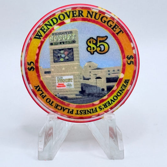 Wendover Nugget Wendover Nevada 2004 $5 Casino Chip E3858