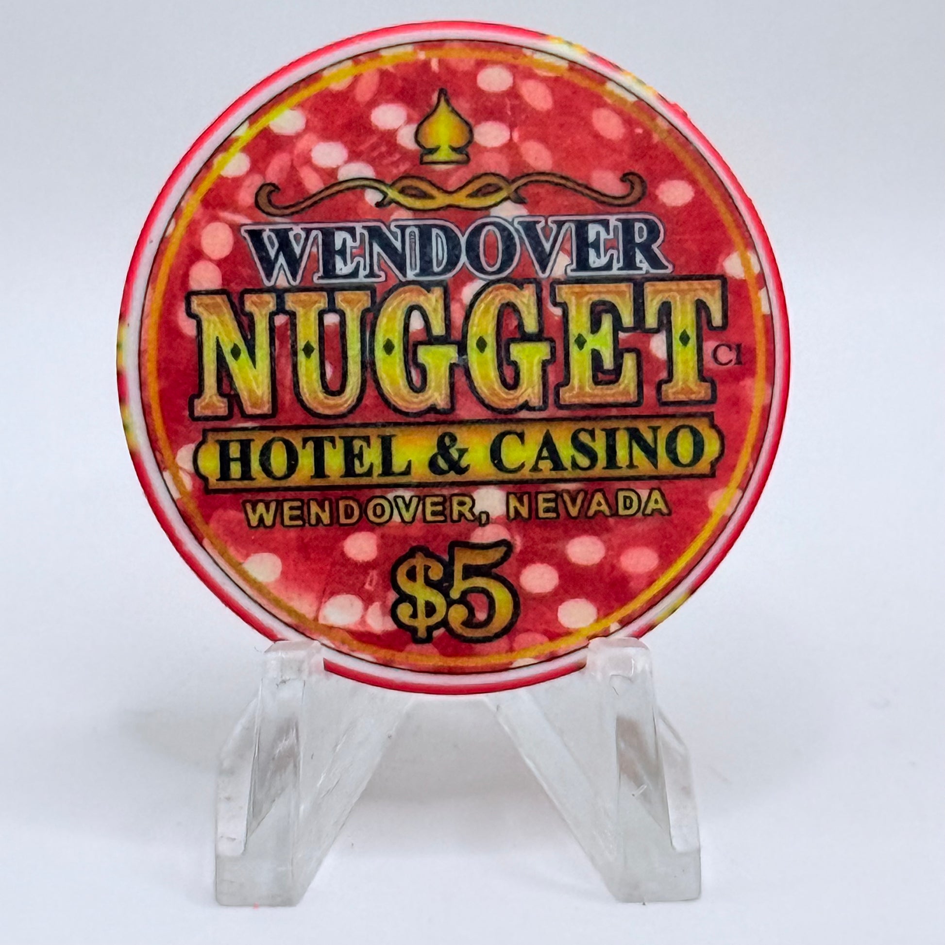 Wendover Nugget Wendover Nevada 2004 $5 Casino Chip E3858