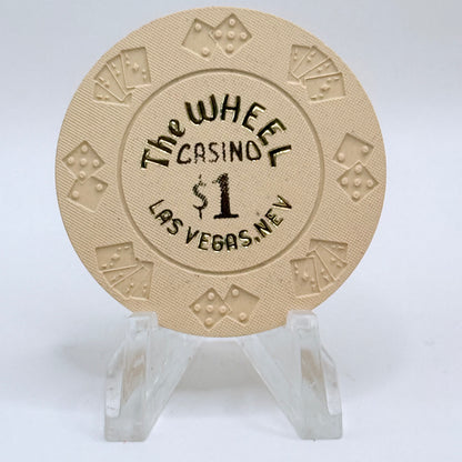 The Wheel Las Vegas Nevada 1990s $1 Imitation Chip V1713
