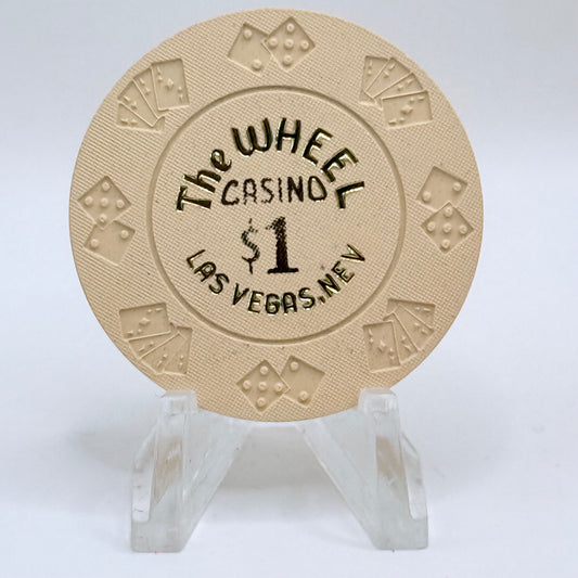 The Wheel Las Vegas Nevada 1990s $1 Imitation Chip V1713