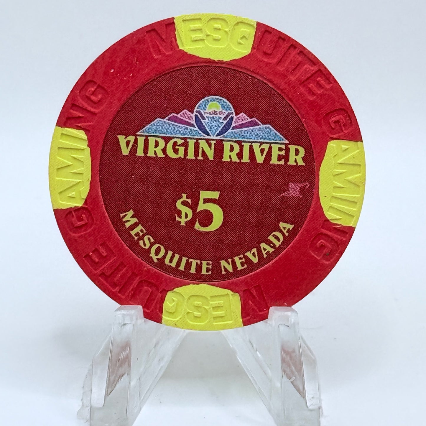 Virgin River Mesquite Nevada 2015 $5 Casino Chip D2020