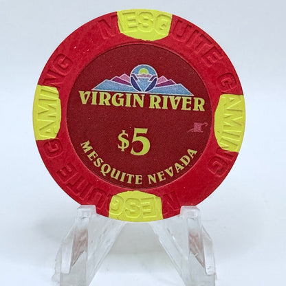 Virgin River Mesquite Nevada 2015 $5 Casino Chip D2020