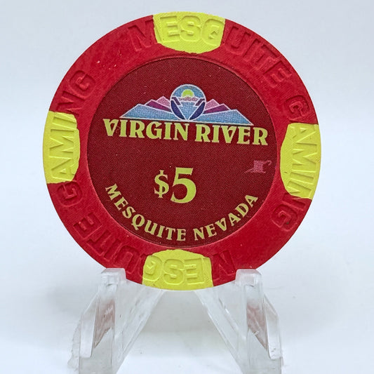Virgin River Mesquite Nevada 2015 $5 Casino Chip D2020