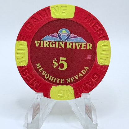 Virgin River Mesquite Nevada 2015 $5 Casino Chip D2020