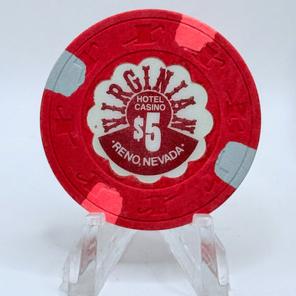 Virginian Reno Nevada 1990s $5 Casino Chip N5601