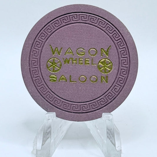 Harvey's (Wagon Wheel) Lake Tahoe Nevada 1940s Series 101 Roulette Casino Chip N7451