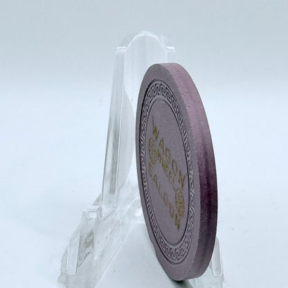 Harvey's (Wagon Wheel) Lake Tahoe Nevada 1940s Series 101 Roulette Casino Chip N7451