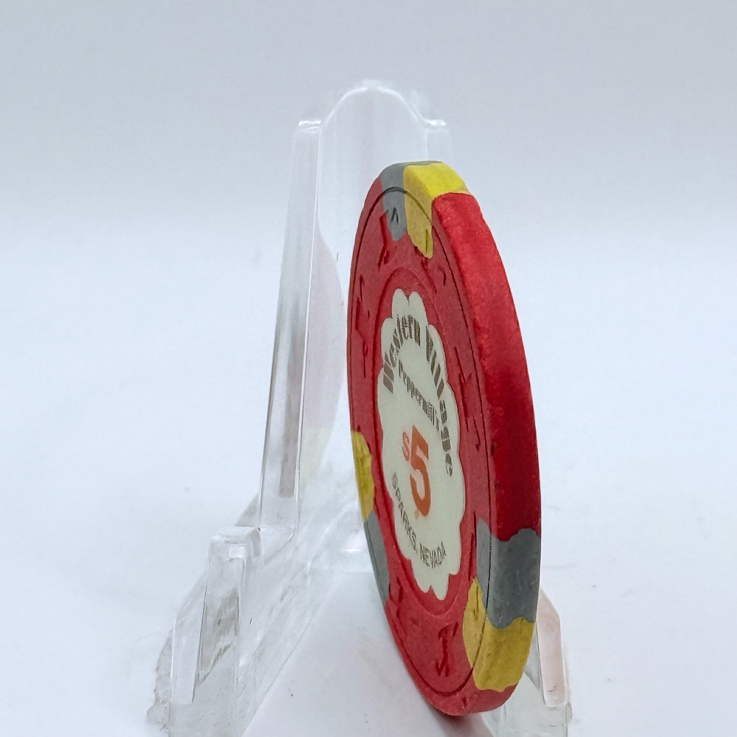 Western Village Sparks Nevada 1987 $5 Casino Chip N7092