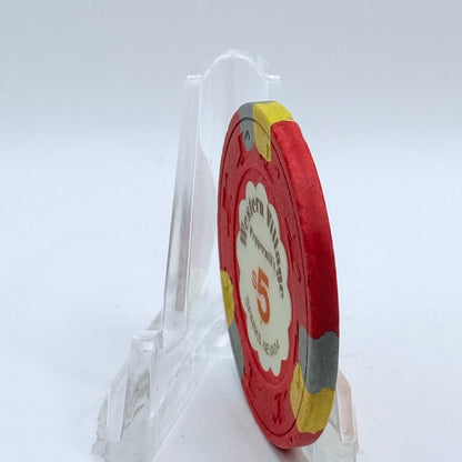 Western Village Sparks Nevada 1987 $5 Casino Chip N7092