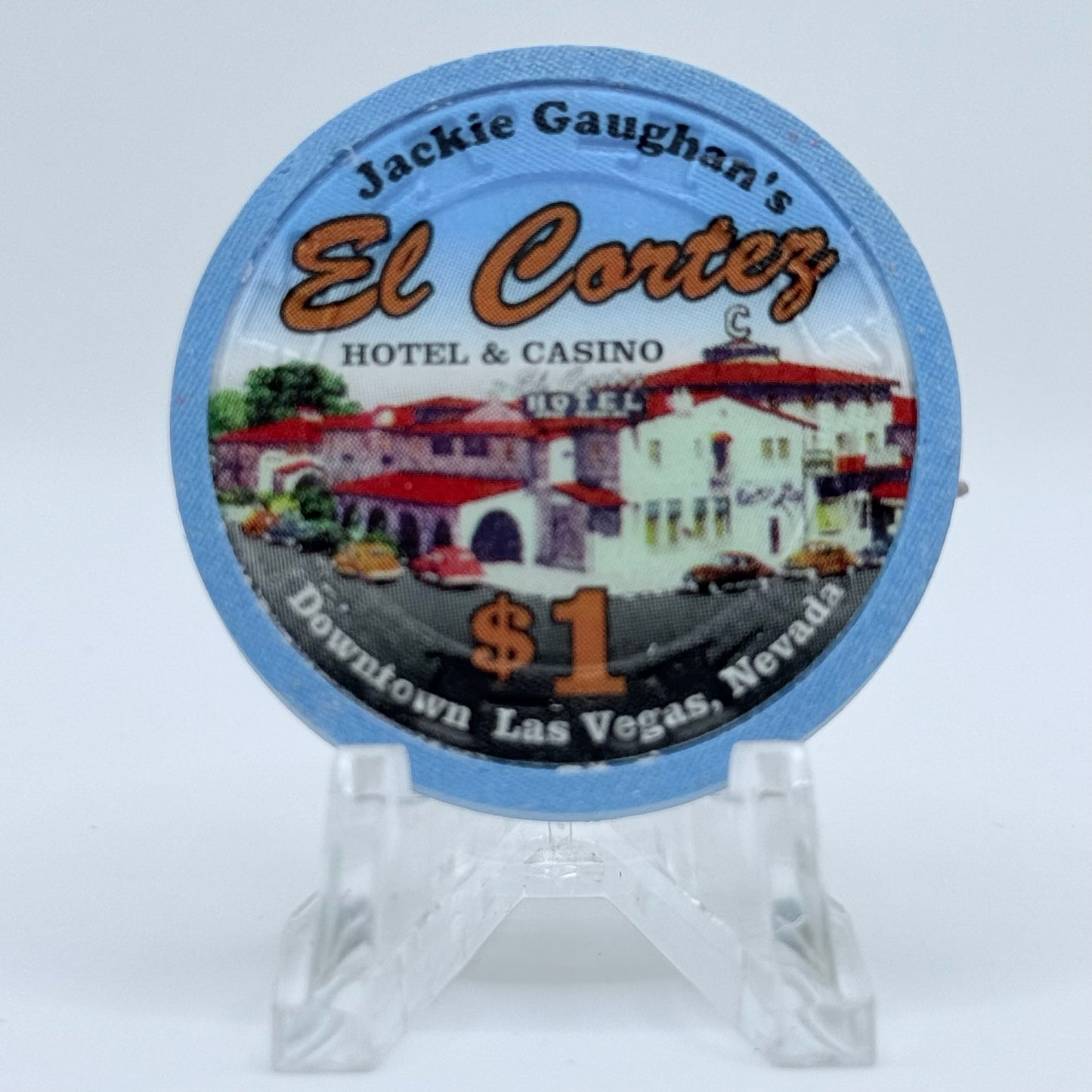 El Cortez Las Vegas Nevada 1995 'Benny Binion' $1 Casino Chip N2882.1