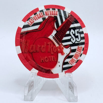 Hard Rock - Las Vegas Nevada 2004 'Green Day' LE $5 Casino Chip E4137