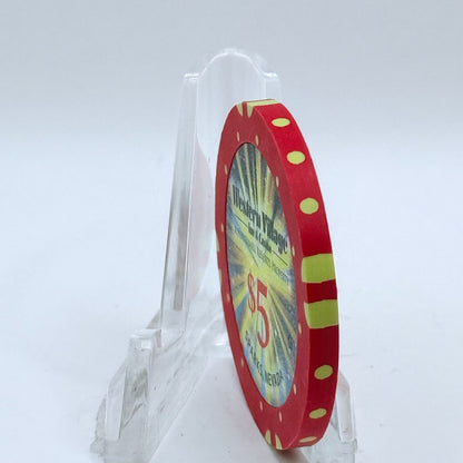 Western Village Sparks Nevada 2011 $5 Casino Chip D0227