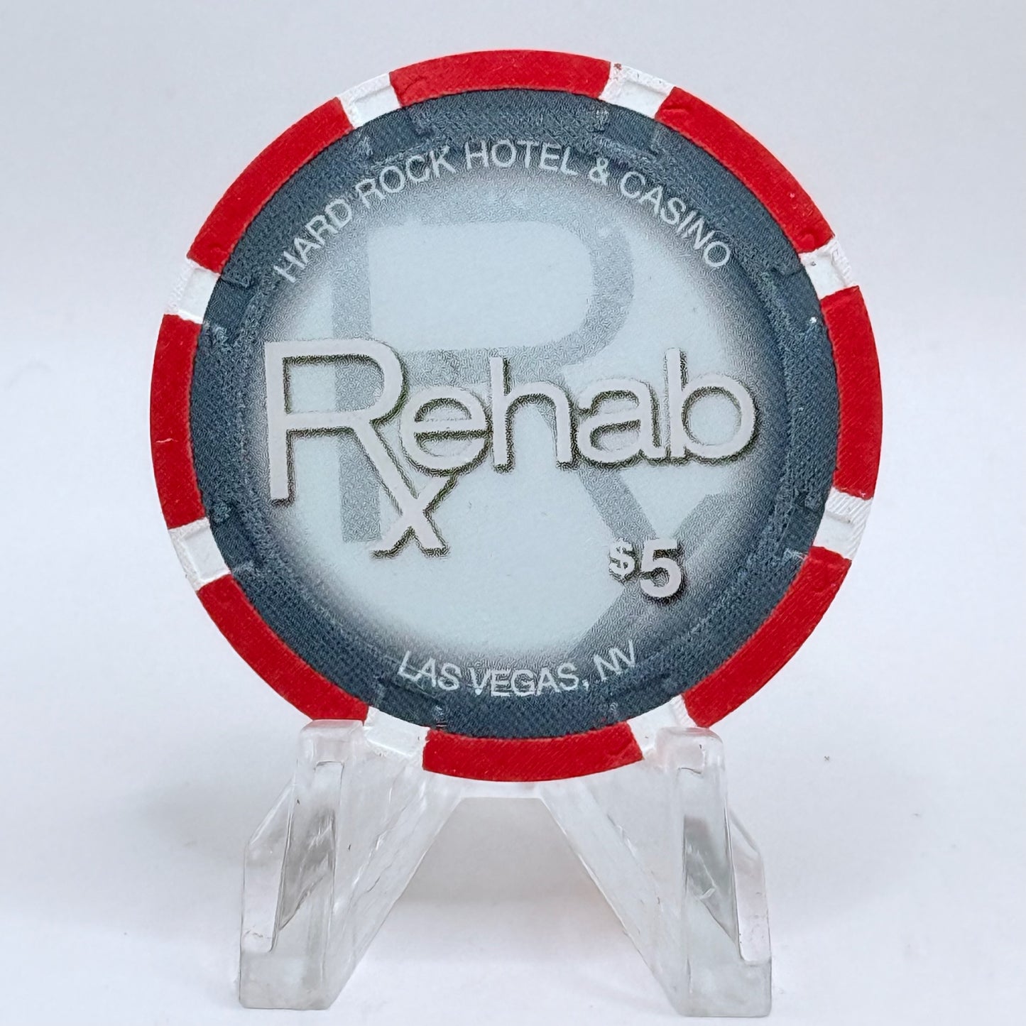 Hard Rock - Las Vegas Nevada 2008 'Rehab' LE $5 Casino Chip E7445