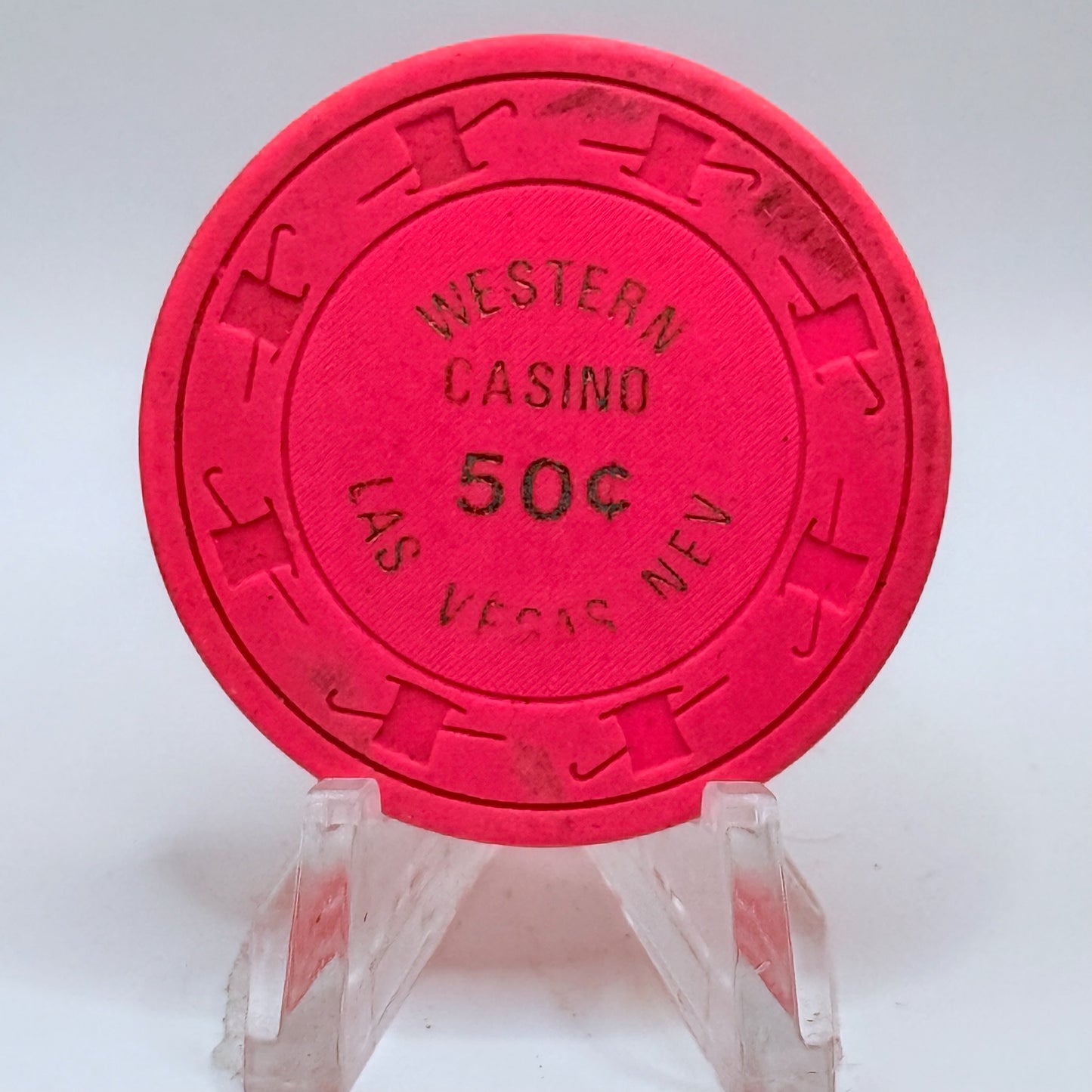 Western Las Vegas Nevada 1971 $0.50 Casino Chip N2295
