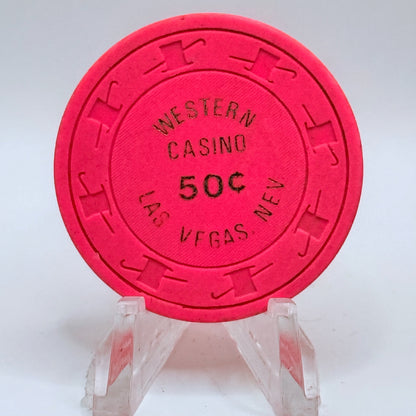 Western Las Vegas Nevada 1971 $0.50 Casino Chip N2295
