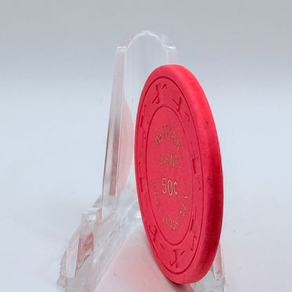 Western Las Vegas Nevada 1971 $0.50 Casino Chip N2295