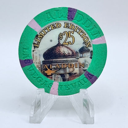 Aladdin Resort & Casino Las Vegas Nevada 2000 'Grand Opening' LE $25 Casino Chip V7146