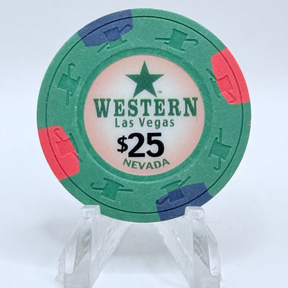 Western Las Vegas Nevada 2008 $25 Casino Chip E8433