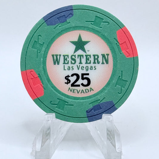 Western Las Vegas Nevada 2008 $25 Casino Chip E8433
